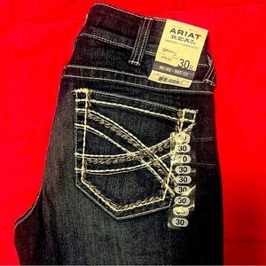 Brand new Ariat boot cut jeans.